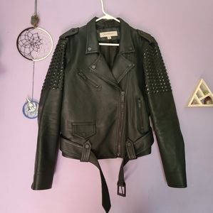 ⚠️ studded CALVIN KLEIN biker jacket ⚠️